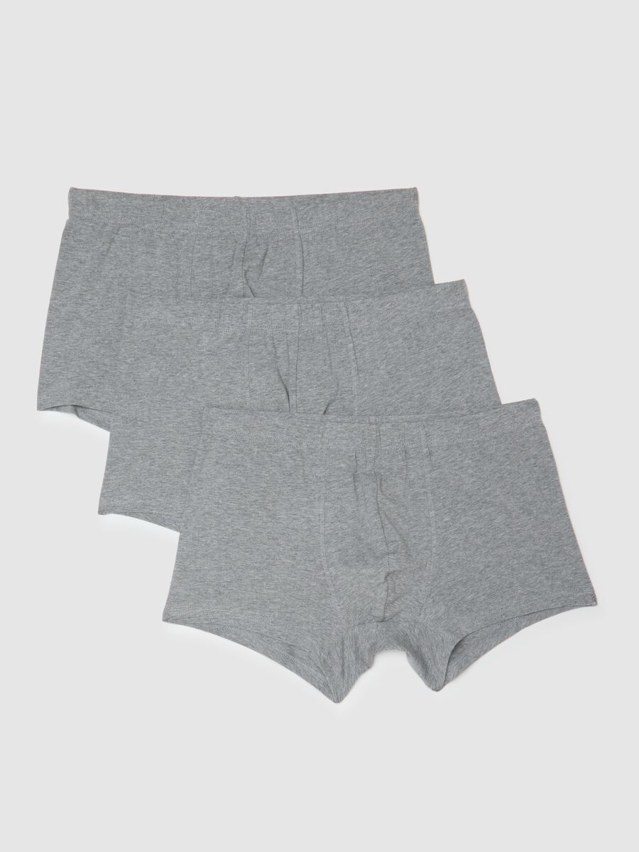 Tripack stretch cotton grey regular fit boxers_4