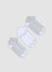 3-pack of white and grey ankle sports socks in stretch organic cotton_0