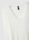 White long sleeve regular fit jumper with lace trims_5