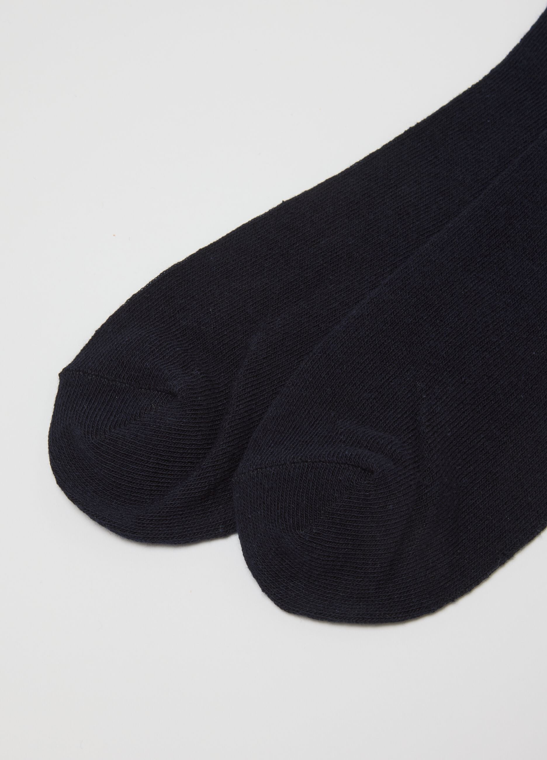 Multipack of Blue Midi Socks in Stretch Cotton Blend