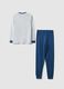 Pigiama in puro cotone multicolor da ragazzo regular fit con stampa_1