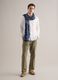 White long-sleeve pure linen shirt regular fit_1