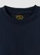 Blue organic cotton crew-neck T-shirt for boys, regular fit_2