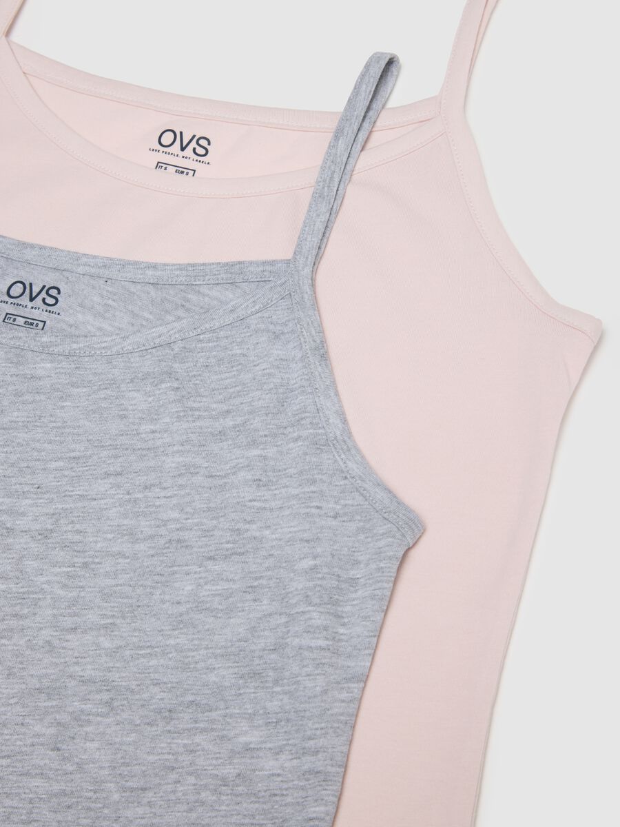 Twin-pack cotton stretch multicolour regular fit vests_5