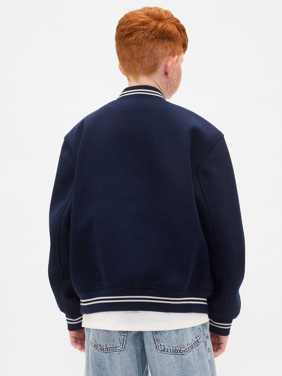 Blue bomber jacket for kids_1