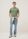 Green pure cotton regular fit T-shirt with Milwaukee Bucks print_1