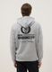 Grey cotton-blend hooded sweatshirt with NBA print_2