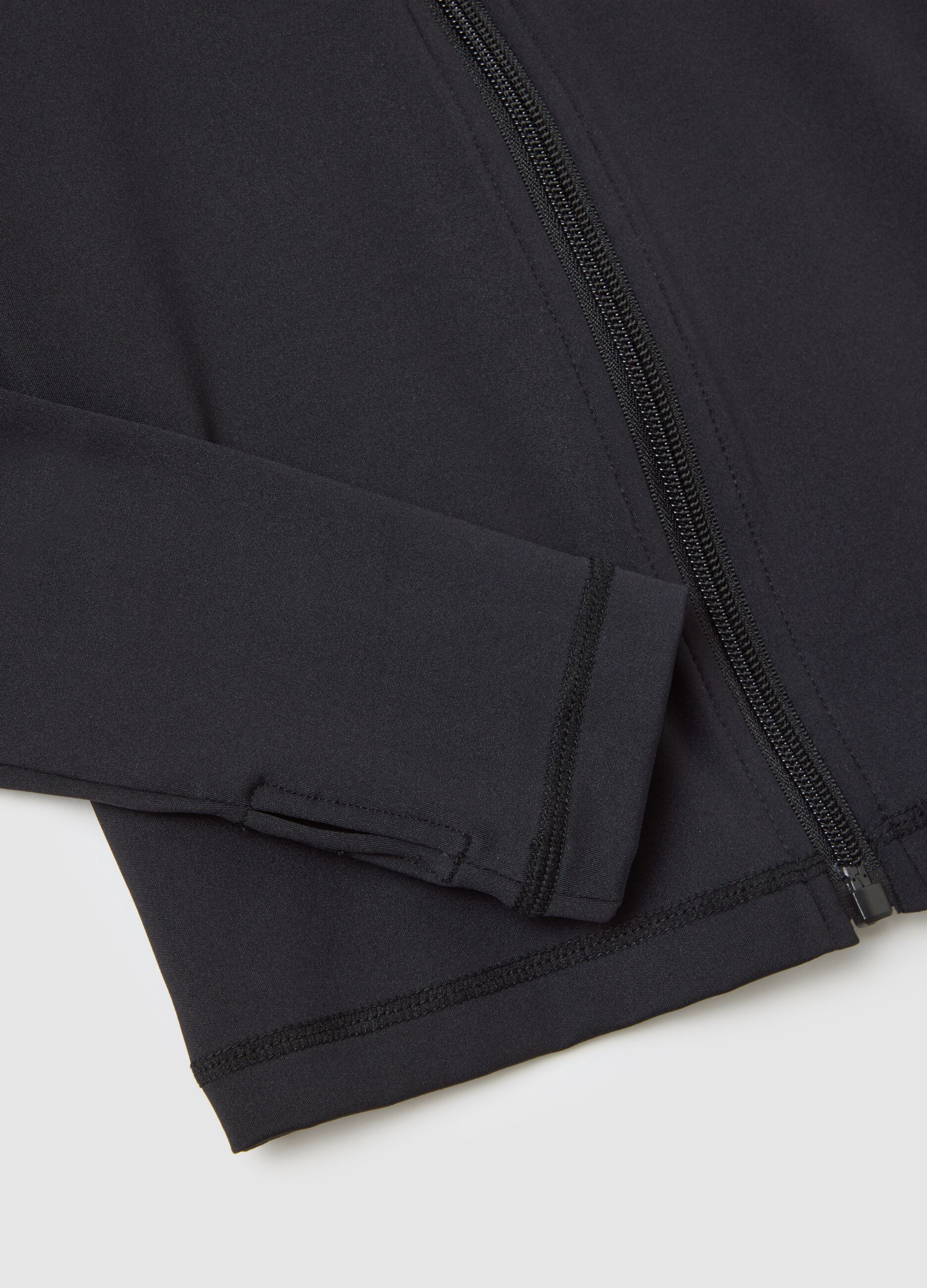 Technical Full-Zip Black