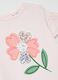 T-shirt with patchwork-effect flower application_2
