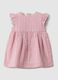 Multicolour Checked Pure Cotton Baby Dress with Ruffles, Regular Fit_0