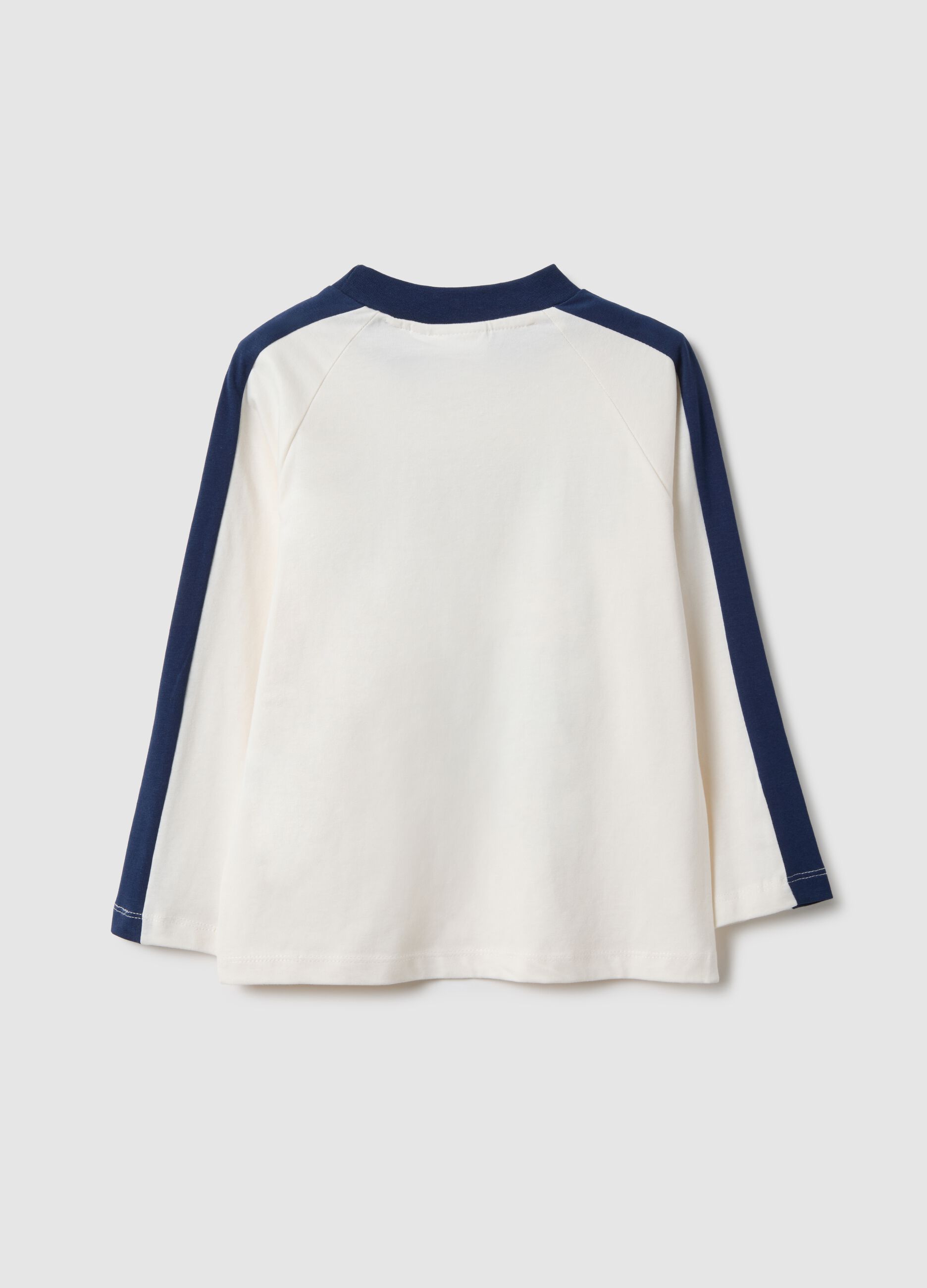 Kids' multicolour pure cotton long sleeve T-shirt with print