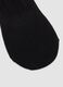 3-pack of black invisible socks in organic cotton jersey blend_2