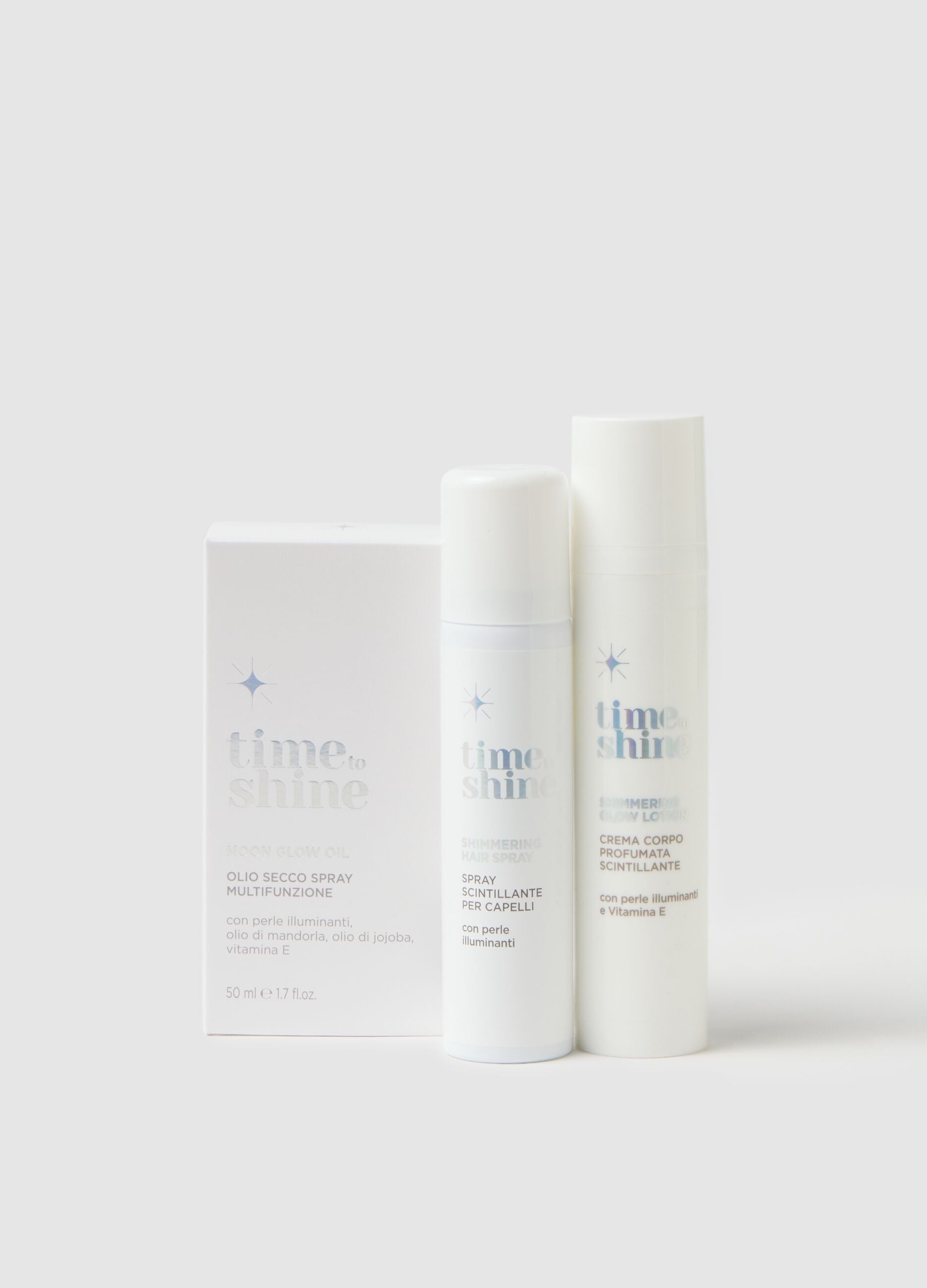 TIME TO SHINE KIT MOON FULL SHINE x3 (multi oil + hair + lotion)