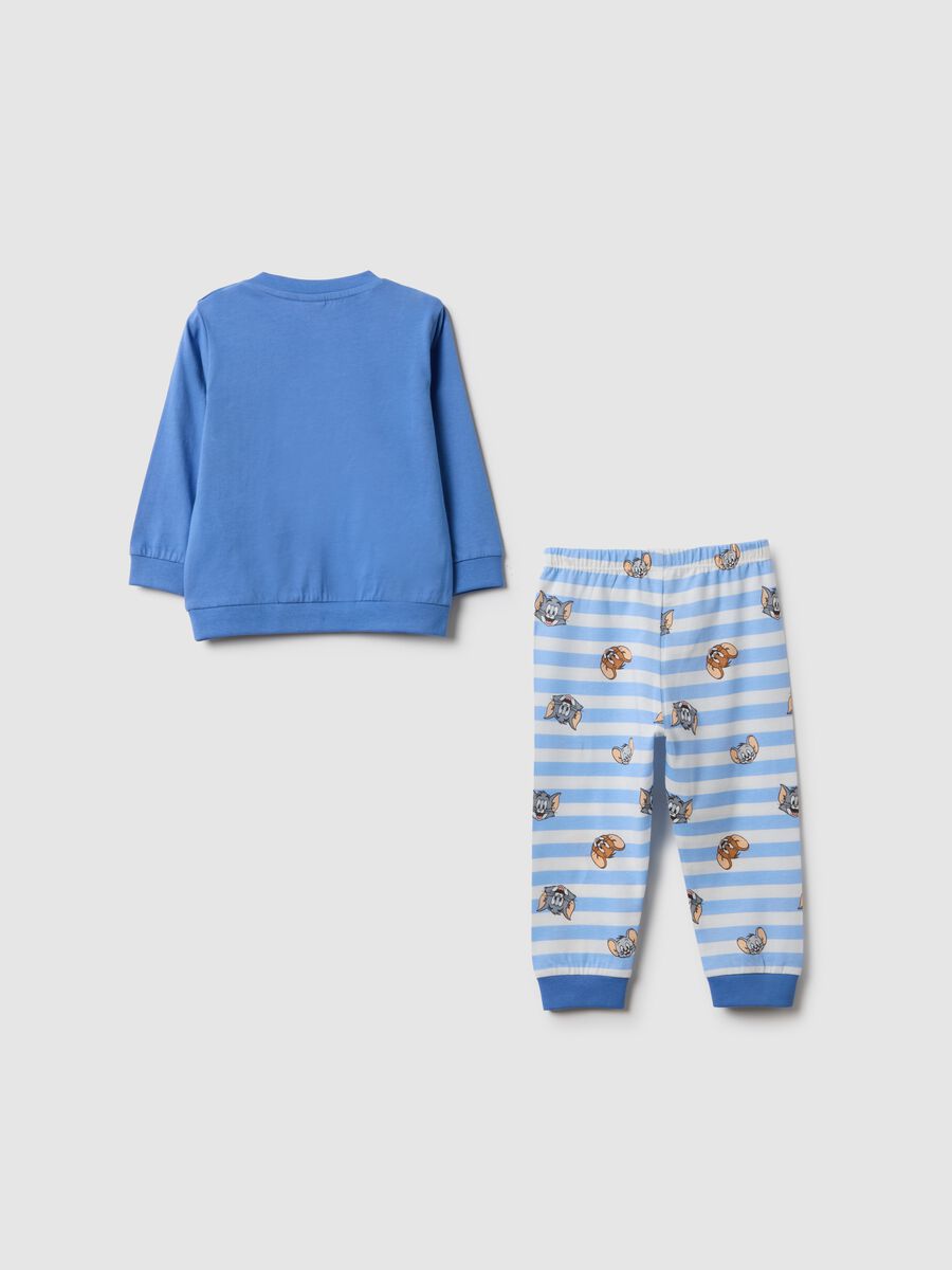 Multicolour pure cotton regular fit baby pyjama with prints_1