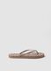 Brown leopard-print flip-flops_0