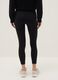 Black Slim Fit Cotton Stretch Leggings with Everlast Logo_2