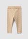 Girls&rsquo; floral slim-fit stretch cotton leggings_1