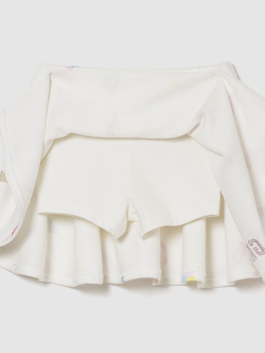 Cotton-blend sweatshirt and skirt set_2