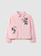 Girls' Pink Pure Cotton Shirt with Regular Fit_0