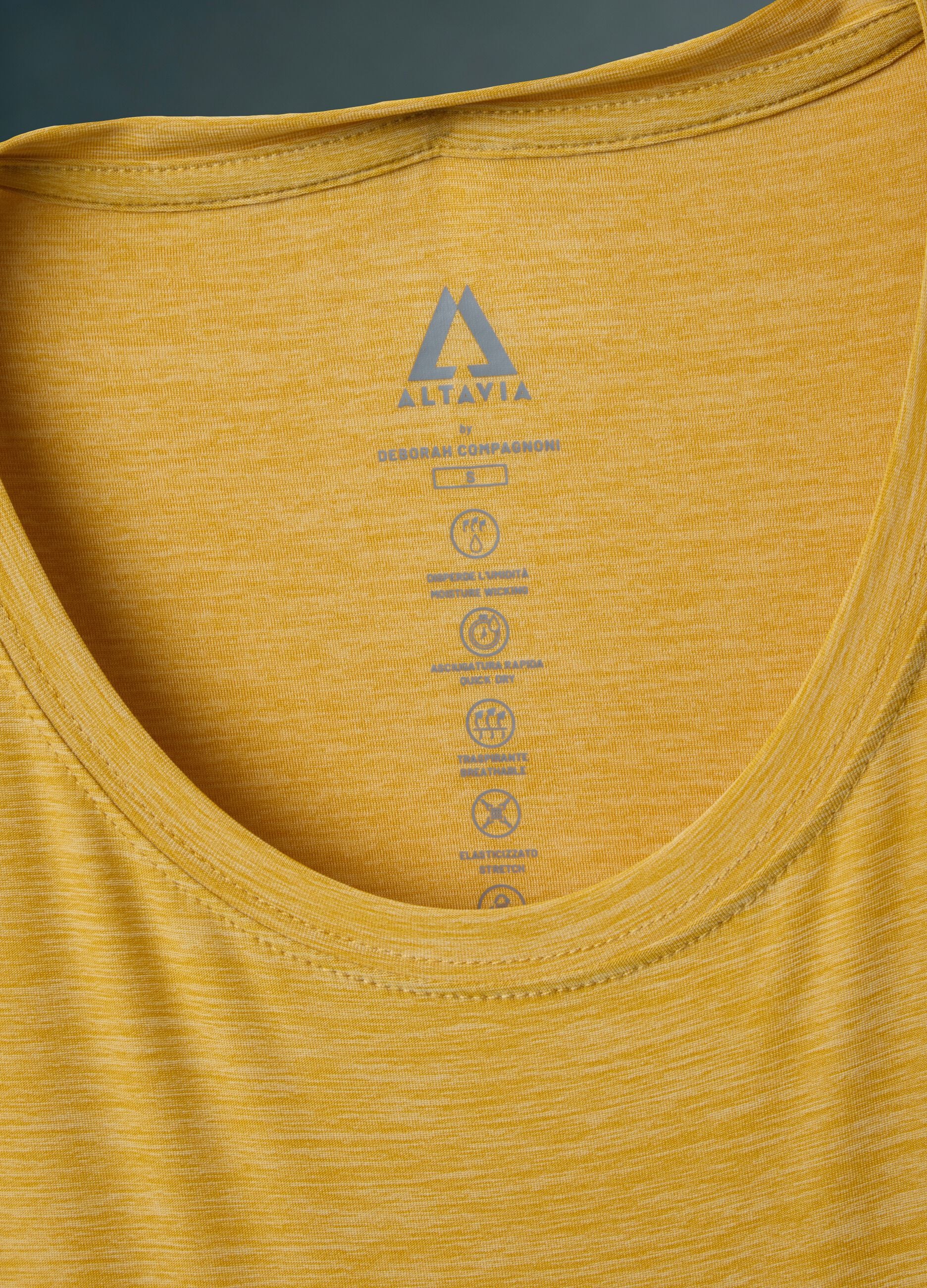 ALTAVIA TECHNICAL T-SHIRT WITH DEBORAH COMPAGNONI