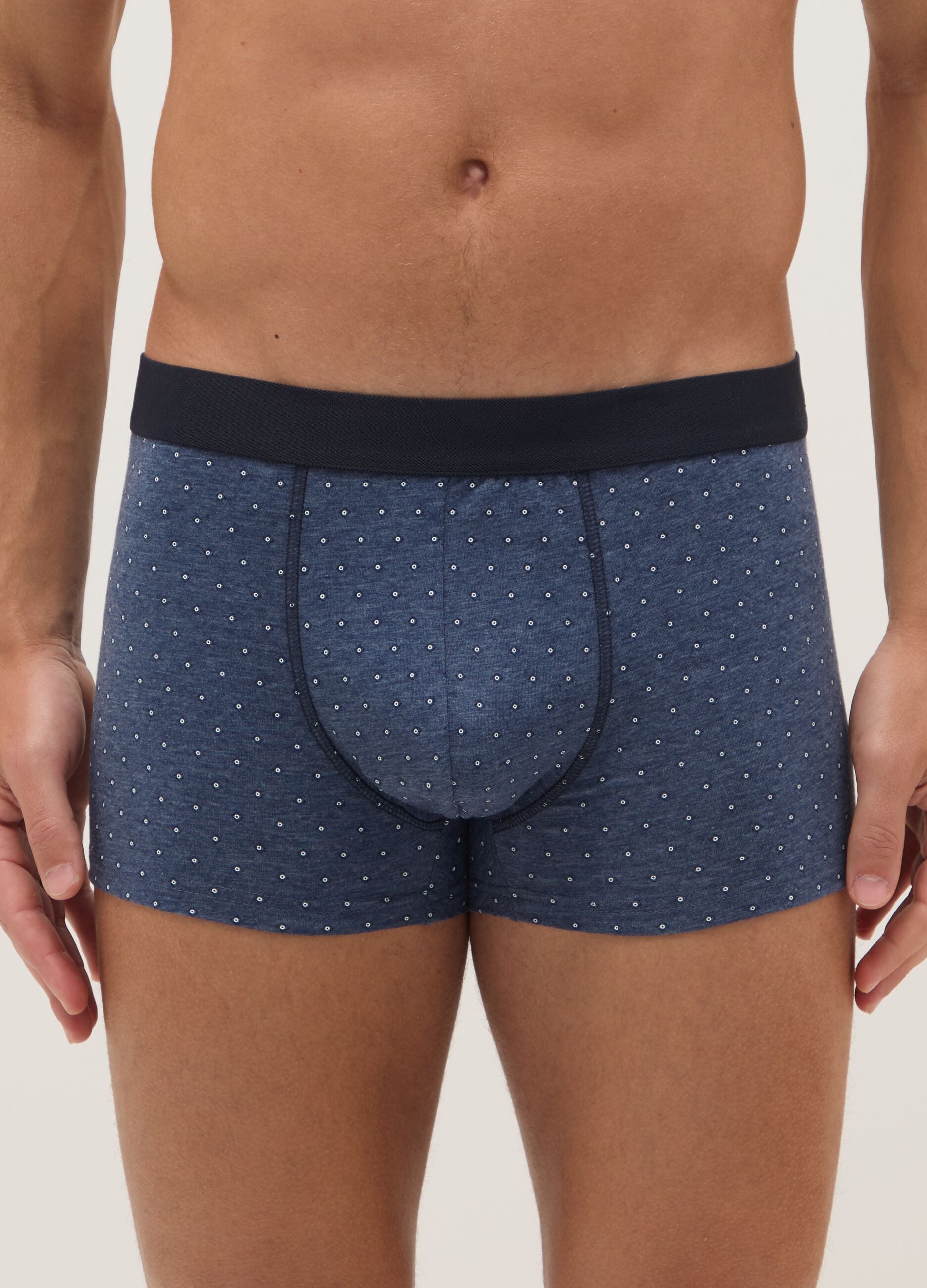 Multipack of Regular Fit Multicoloured Stretch Cotton Boxers