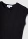Black stretch cotton fitted tank top_5