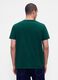 Short-sleeved green cotton T-shirt_1