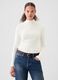Ribbed T-shirt in stretch modal and cotton_0