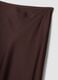 Brown satin maxi skirt with elasticated waistband_6