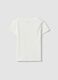 White girls&rsquo; T-shirt in pure organic cotton with print and glitter_1