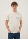 White pure cotton T-shirt with print_2