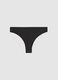 Black Stretch Cotton Thong_4