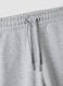 Pantaloni grigi culotte in puro cotone organico per ragazza_2