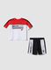 Red Ducati kids&rsquo; jogger set in stretch cotton, regular fit_0