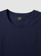 Blue crew-neck cotton vest top, regular fit_5
