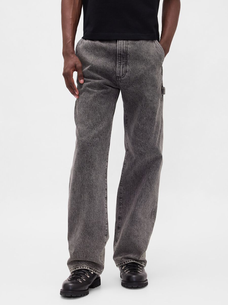 Grey Cotton Jeans_1