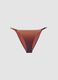 Brown stretch bikini bottoms with ombr&eacute; effect_5