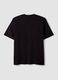 Black pure cotton regular-fit short-sleeve T-shirt_1
