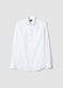 Slim fit white pure cotton shirt_4