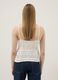 White pure cotton regular-fit top with openwork texture_3