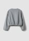 Girls&rsquo; grey regular-fit zip-up jacket_1