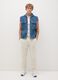 Men&rsquo;s cargo trousers in beige stretch cotton with regular fit_0
