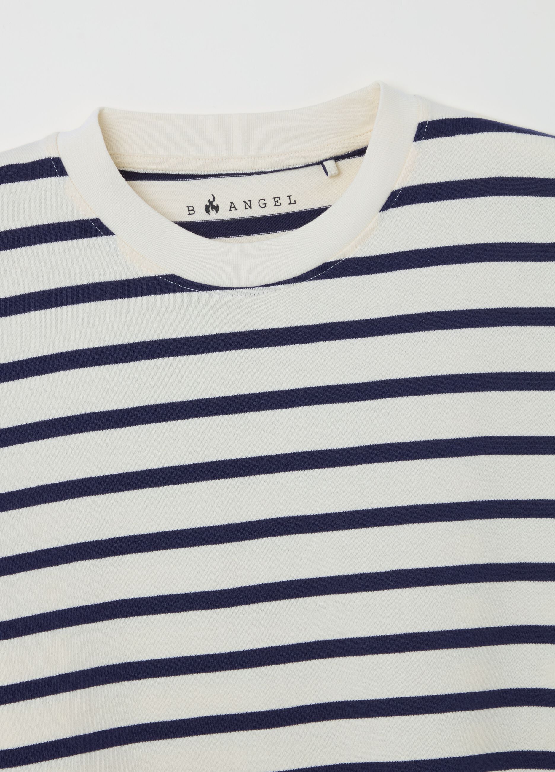 Striped cotton T-shirt