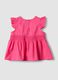 Pink pure cotton top with ruffles_4