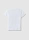 Girls' white pure cotton regular fit t-shirt with print_1