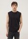 Black pure cotton vest_2