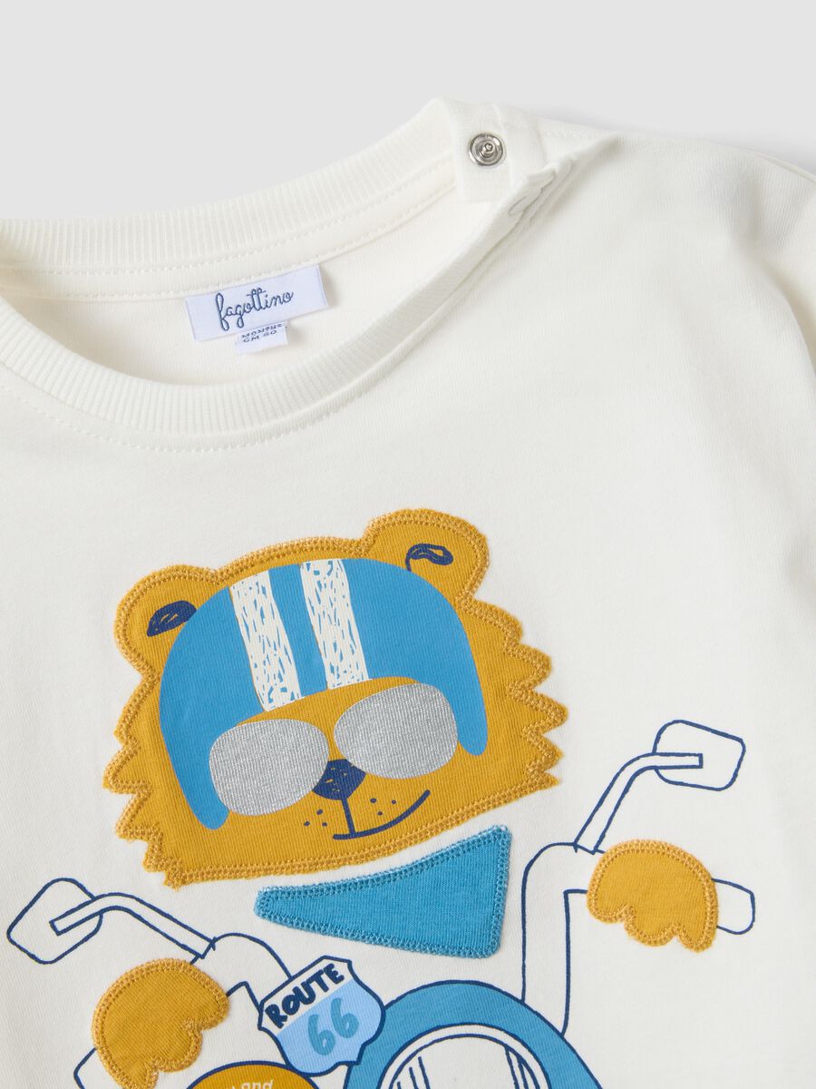 White short-sleeve pure cotton T-shirt_2