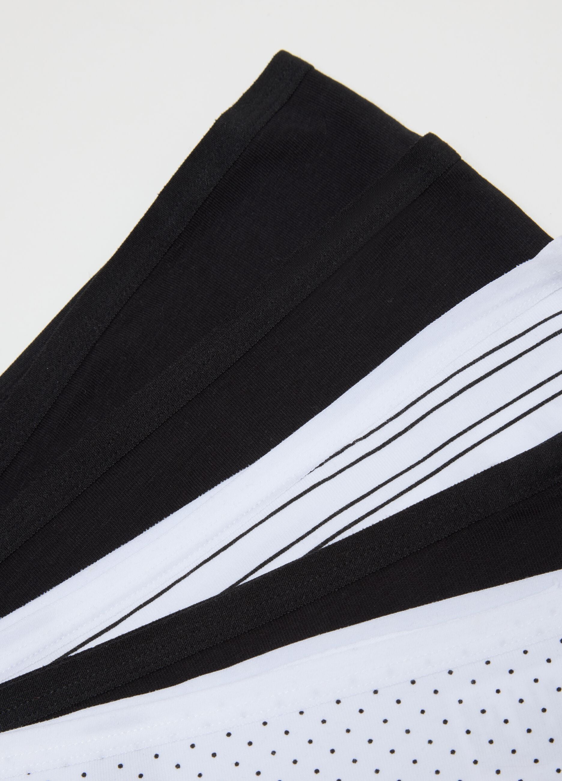 Multipack of stretch cotton multicolour regular fit briefs