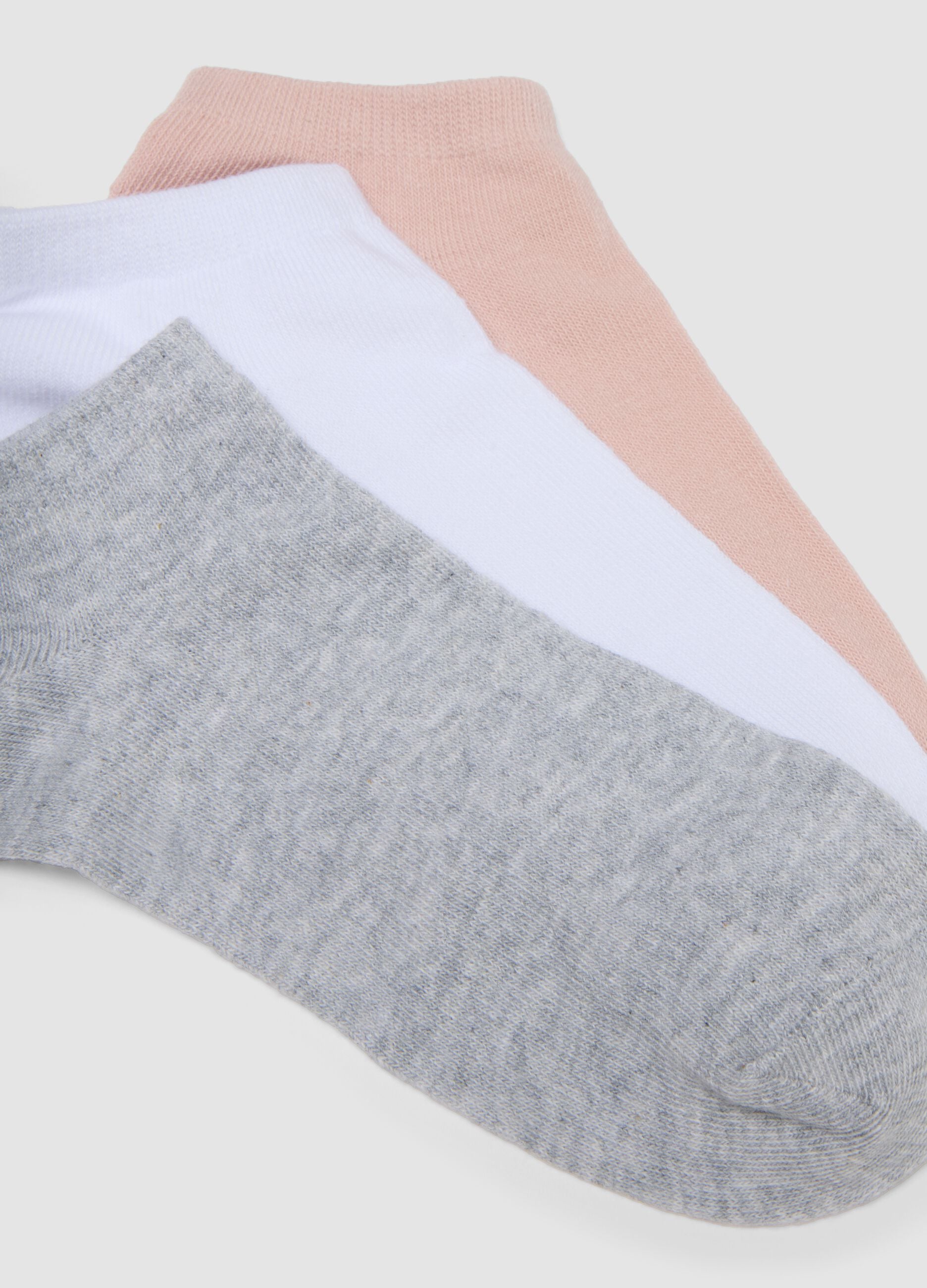 Seven-pack of pink organic cotton socks