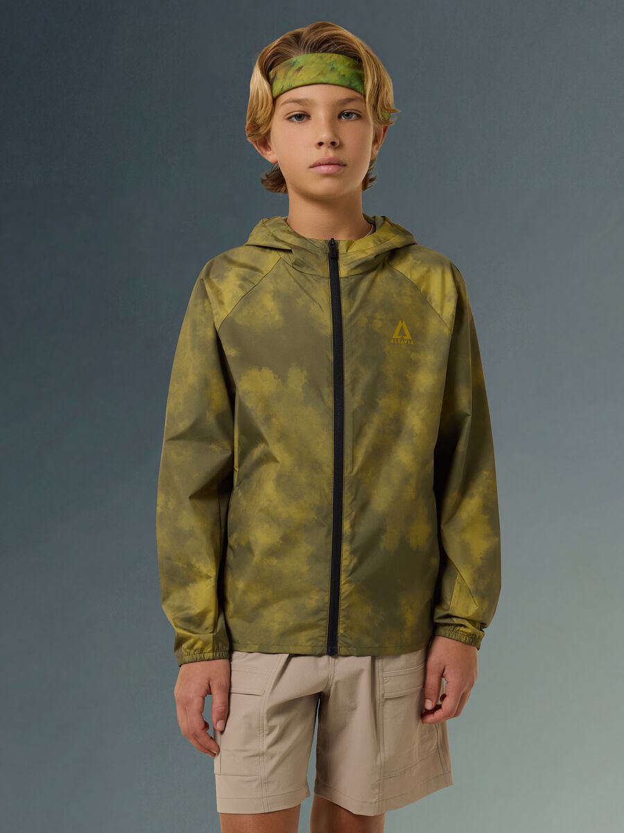 ALTAVIA WITH DEBORAH COMPAGNONI Tie-dye Windbreaker Jacket_0